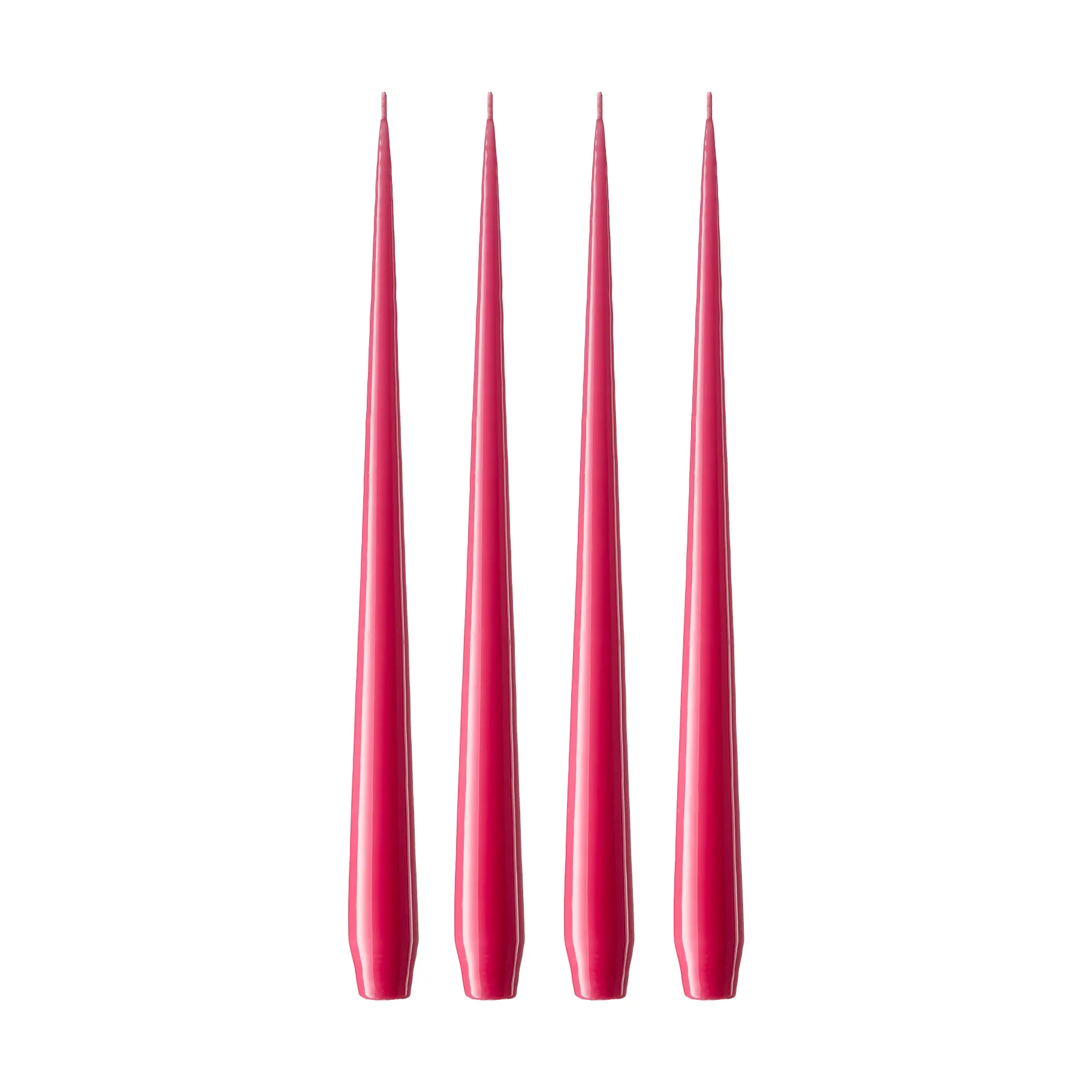 ester & erik 4 Velas lacadas, Deep pink 41/2, 32 cm ester & erik