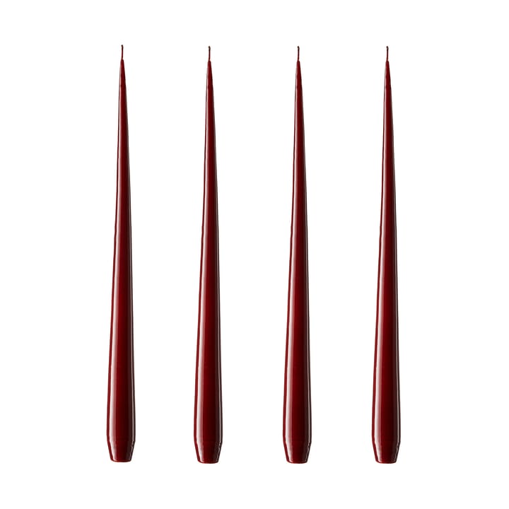 ester & erik 4 Velas lacadas - Deep wine, 32 cm - Ester & erik