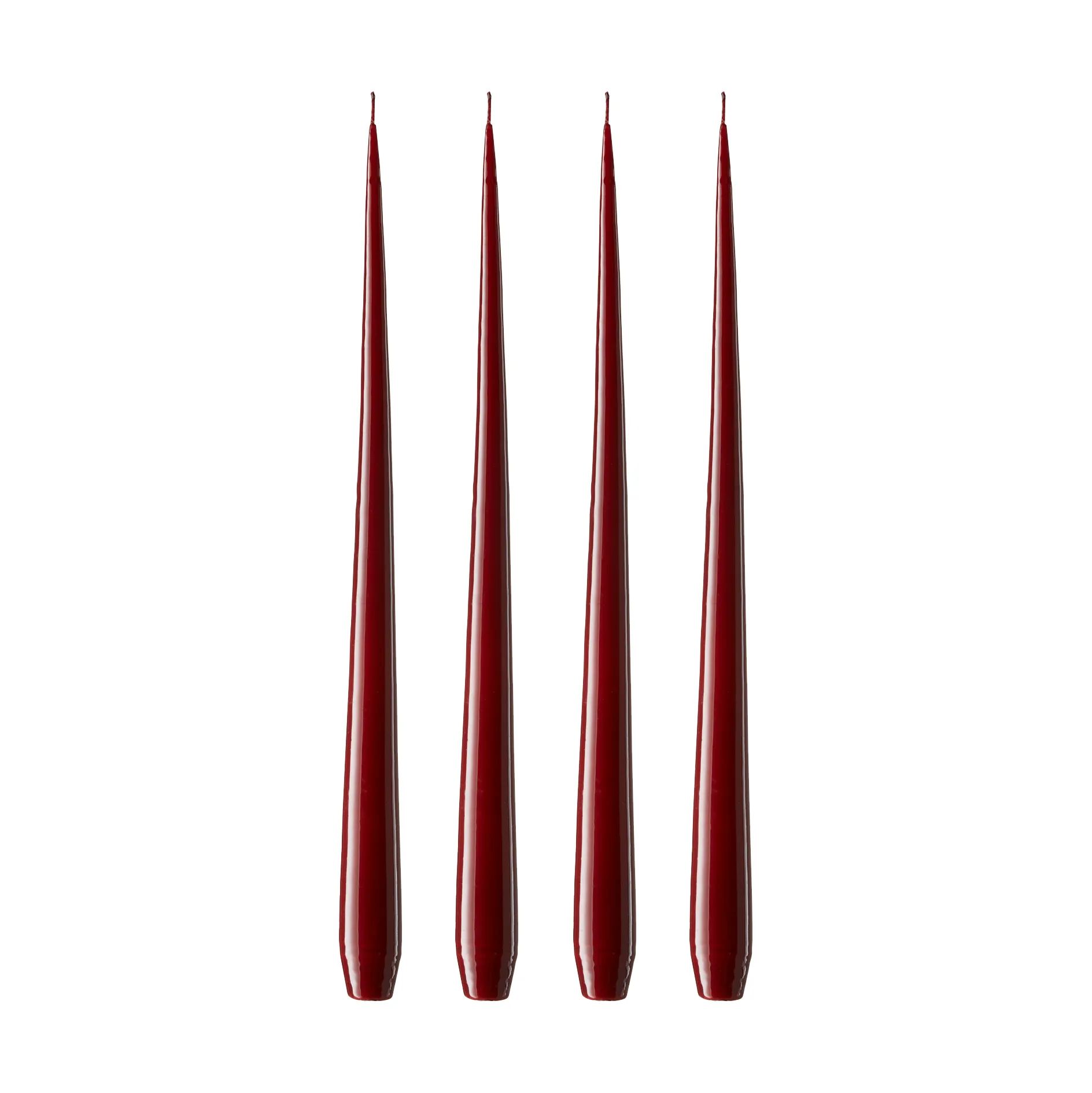 ester & erik 4 Velas lacadas, Deep wine 44/2, 42 cm ester & erik