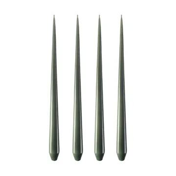 ester & erik 4 Velas lacadas - green soil, 32 cm - ester & erik