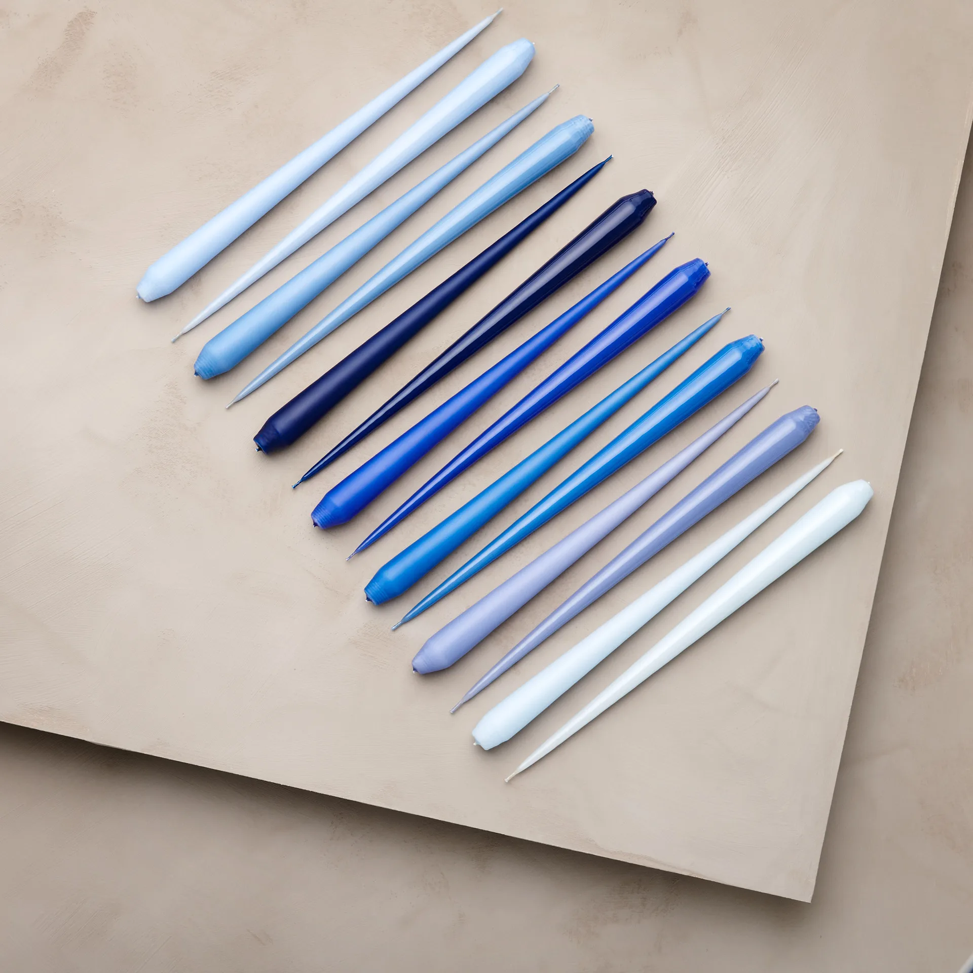 ester & erik 4 Velas lacadas, icy lavender, 32 cm ester & erik