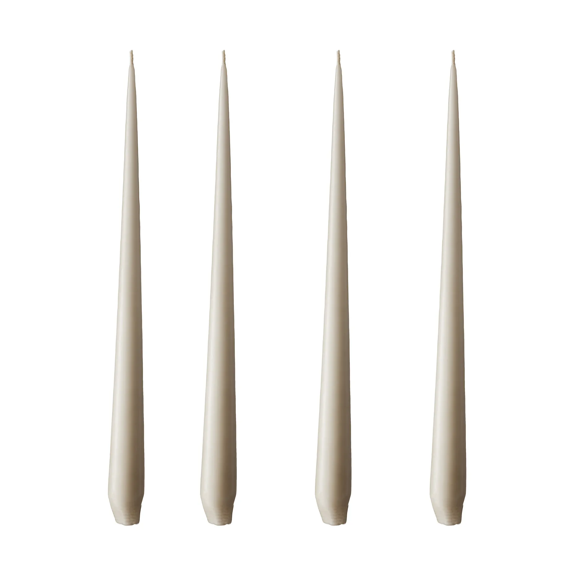 ester & erik 4 Velas mate, linen grey, 32 cm ester & erik