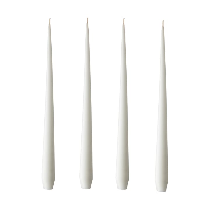 ester & erik 4 Velas mate - pure white, 32 cm - Ester & erik