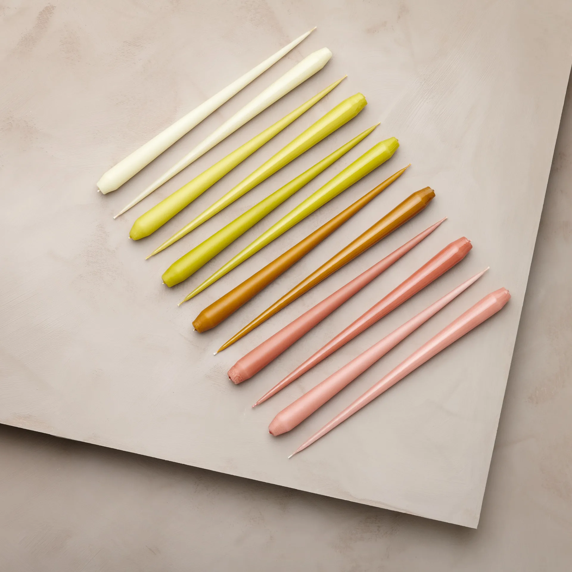 ester & erik 4 Velas mate, rosy caramel, 32 cm ester & erik