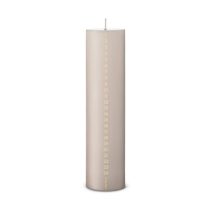 Vela de calendario ester & erik 25 cm - 22 linen grey - Ester & erik