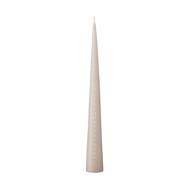 Vela de calendario ester & erik 37 cm - 22 linen grey - Ester & erik