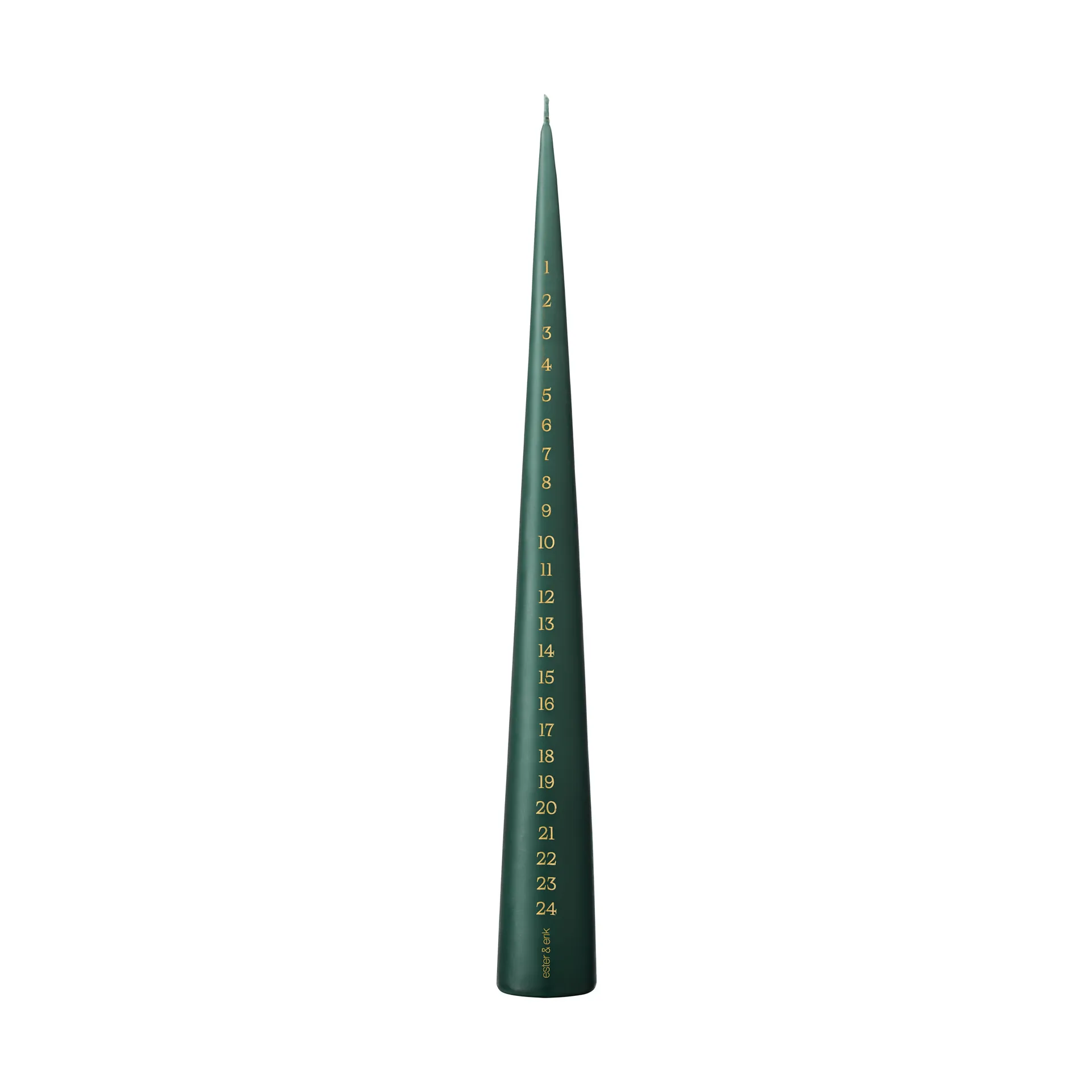 Vela de calendario ester & erik 37 cm, 60 noble pine ester & erik