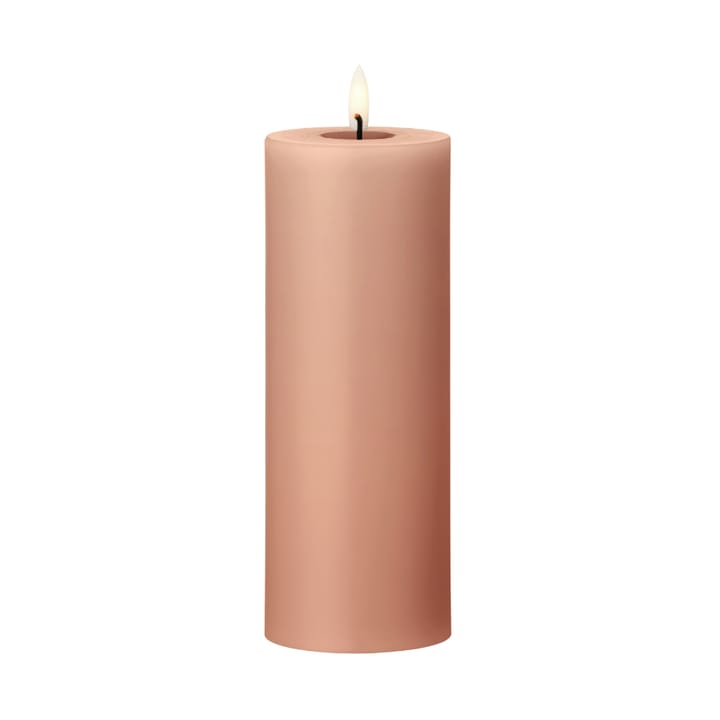 Vela LED ester & erik - 20 Rosy caramel, 20 cm - Ester & erik