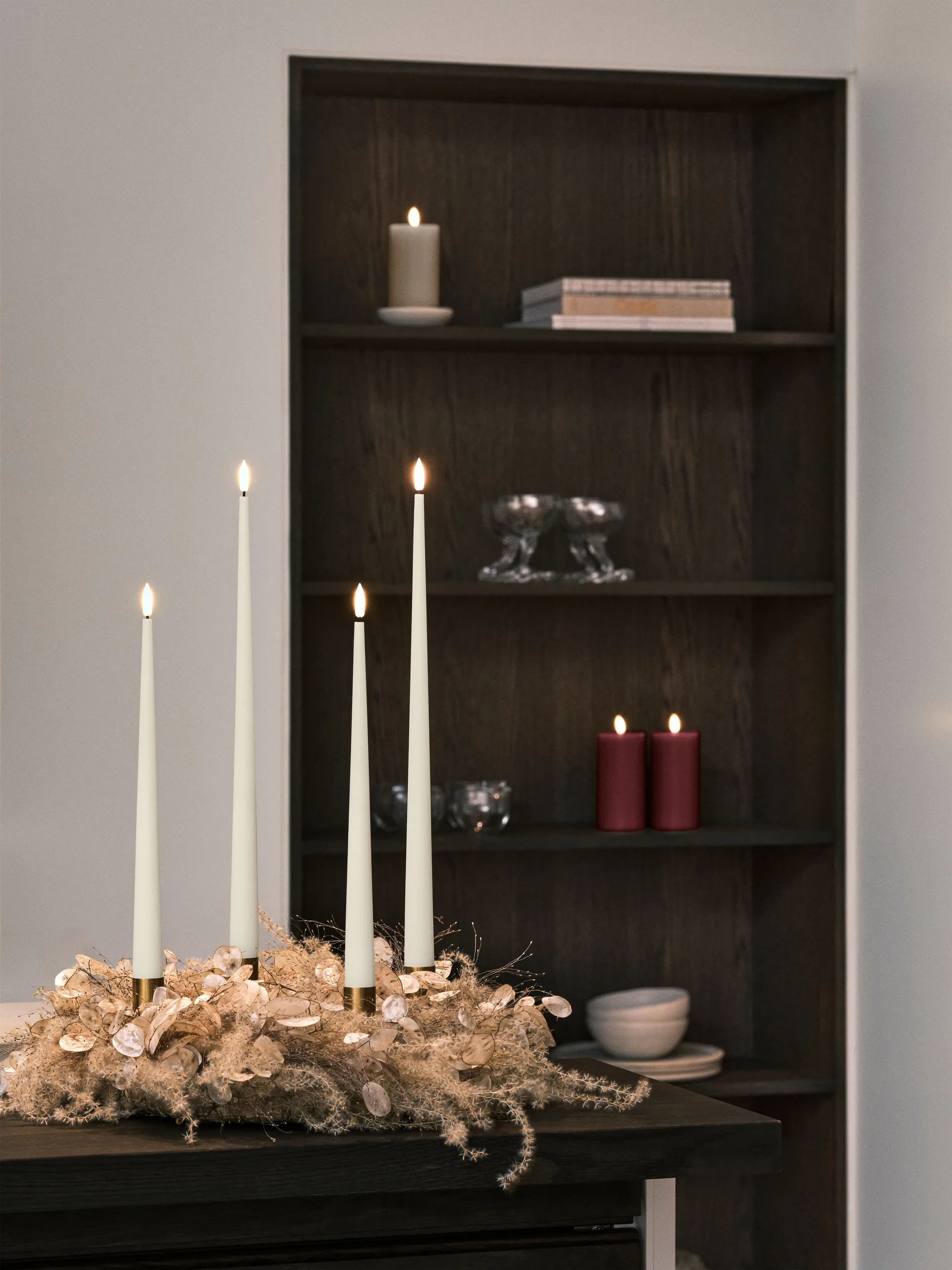 Velas LED ester & erik, 2-pack, 06 Ivory, 30 cm ester & erik