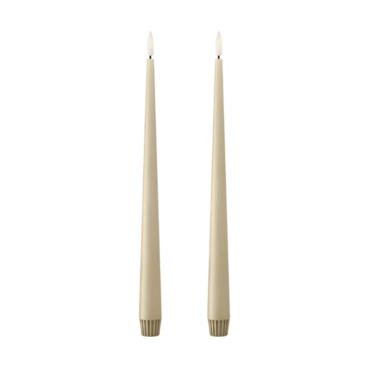 Velas LED ester & erik, 2-pack - 14 Pale ginger , 30 cm - Ester & erik