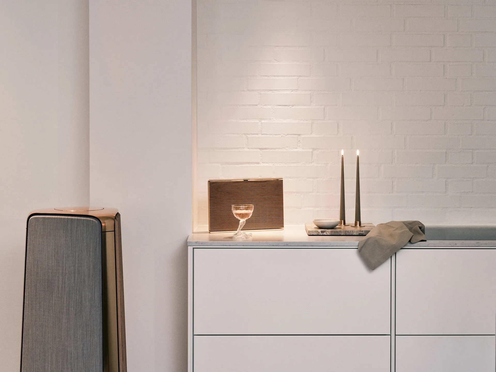 Velas LED ester & erik, 2-pack, 18 Nougat note , 30 cm ester & erik