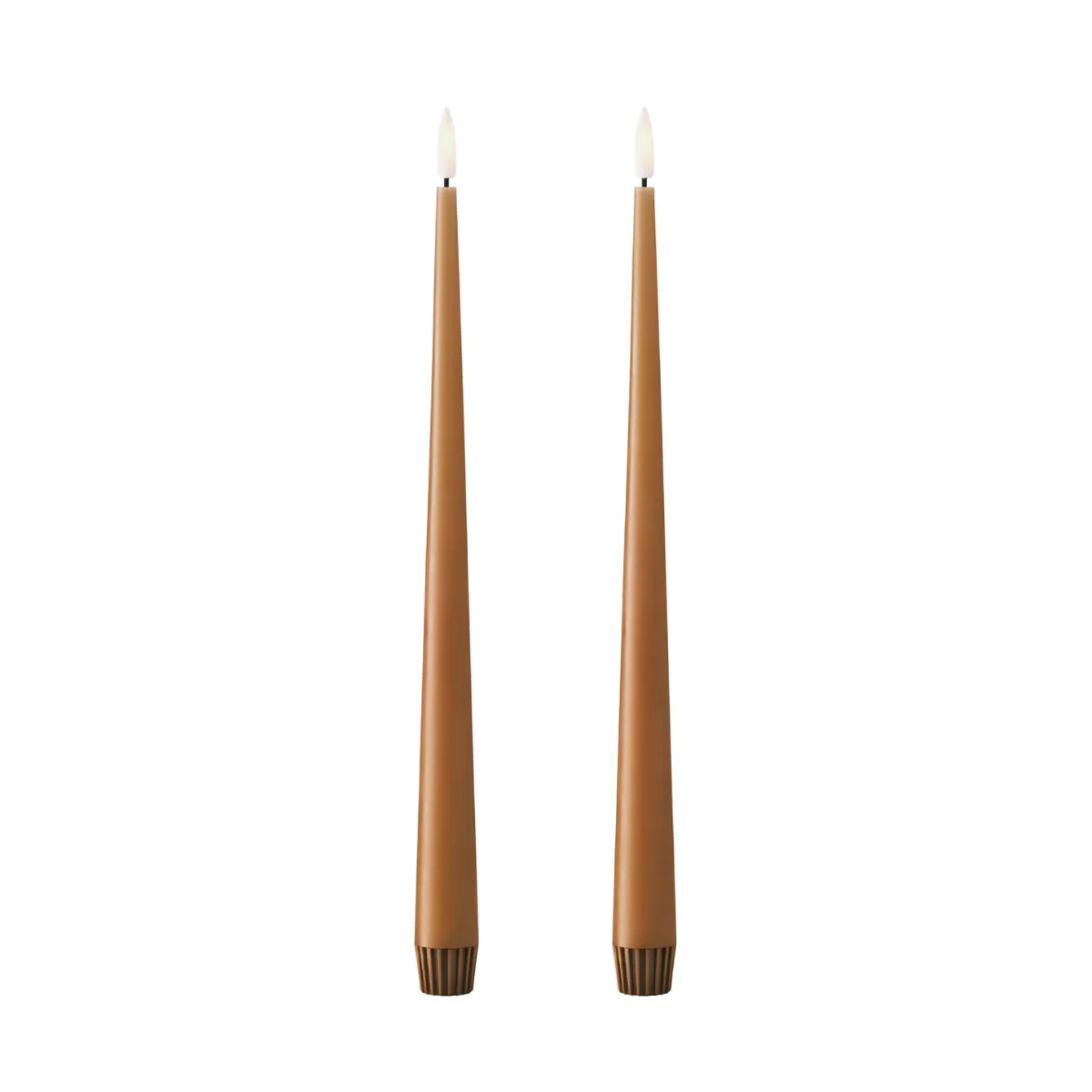 Velas LED ester & erik, 2-pack, 23 Raw Toffee , 30 cm ester & erik