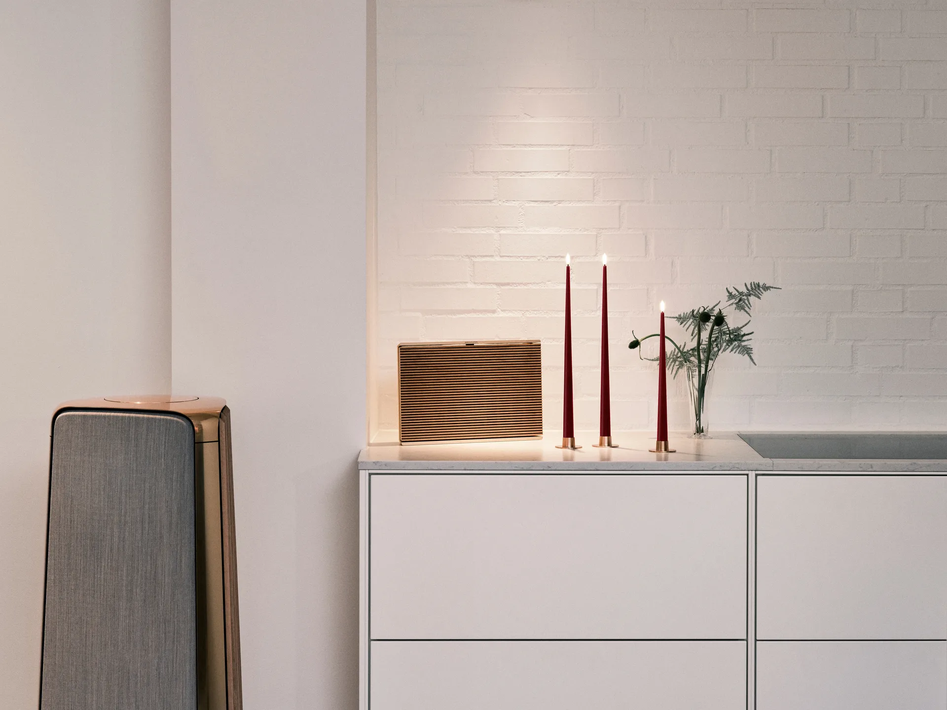 Velas LED ester & erik, 2-pack, 44/2 Deep Wine , 30 cm ester & erik