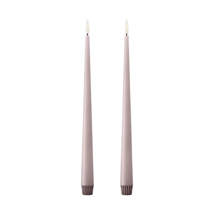 Velas LED ester & erik, 2-pack - 52 Soft Rose , 30 cm - Ester & erik