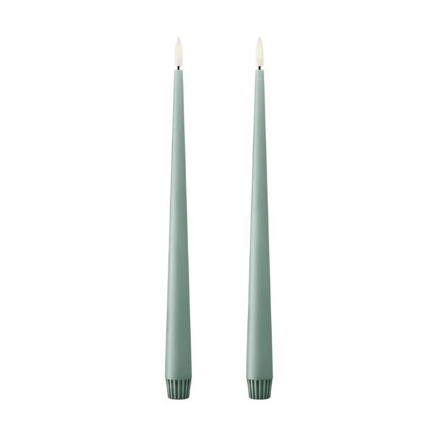 Velas LED ester & erik, 2-pack, 67 Jade stone , 30 cm ester & erik