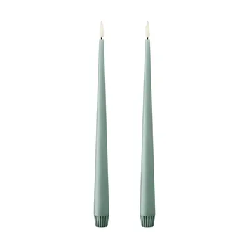 Velas LED ester & erik, 2-pack - 67 Jade stone , 30 cm - ester & erik