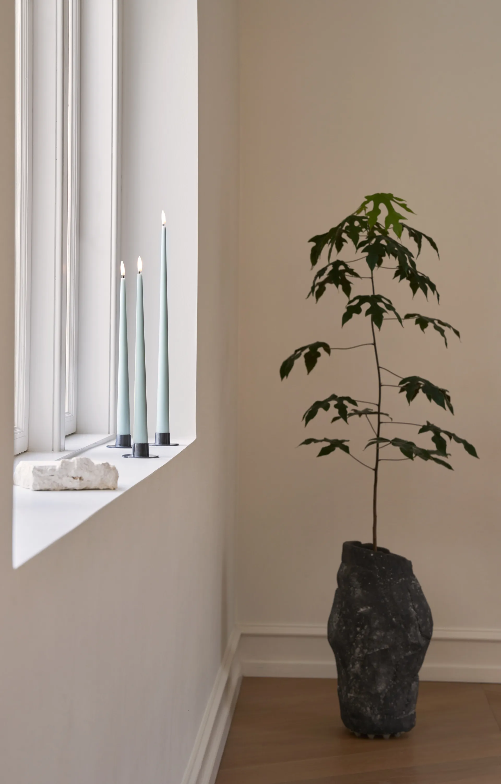 Velas LED ester & erik, 2-pack, 67 Jade stone , 30 cm ester & erik