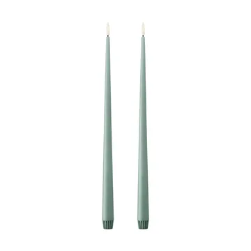 Velas LED ester & erik, 2-pack - 67 Jade stone, 40 cm - ester & erik