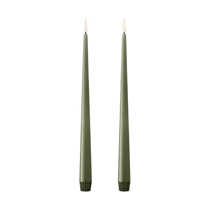Velas LED ester & erik, 2-pack - 70 Green Soil , 30 cm - Ester & erik