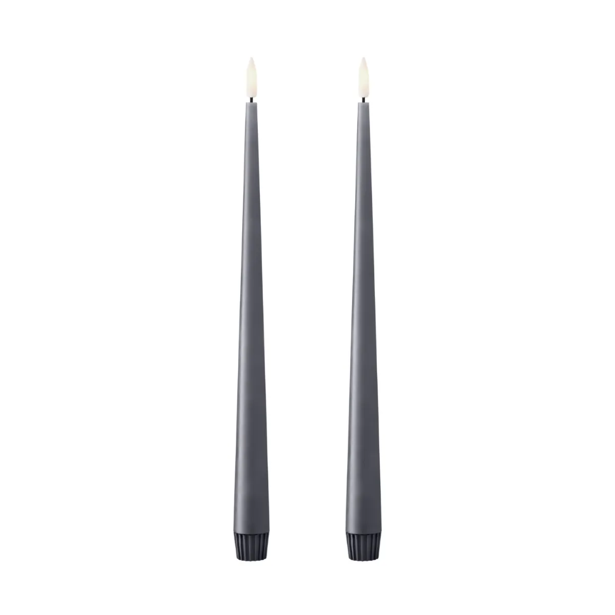 Velas LED ester & erik, 2-pack, 74 Dark Slate , 30 cm ester & erik
