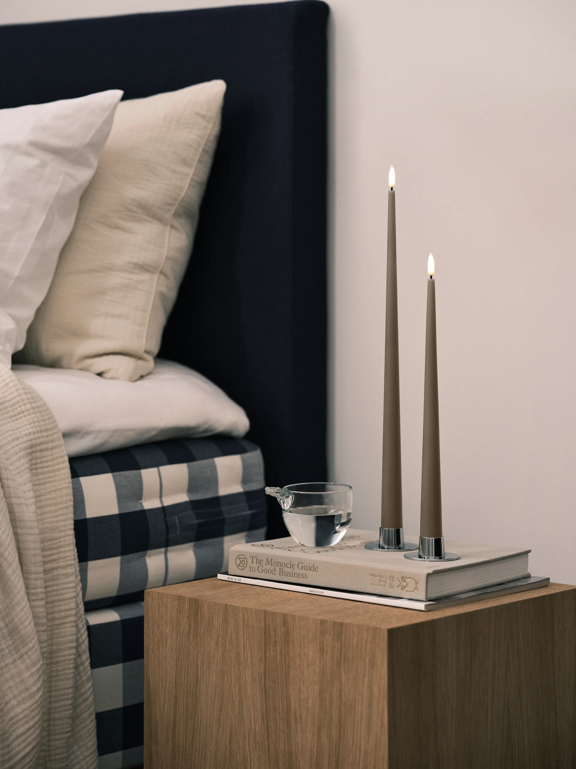 Velas LED ester & erik, 2-pack, 77 Caviar , 30 cm ester & erik