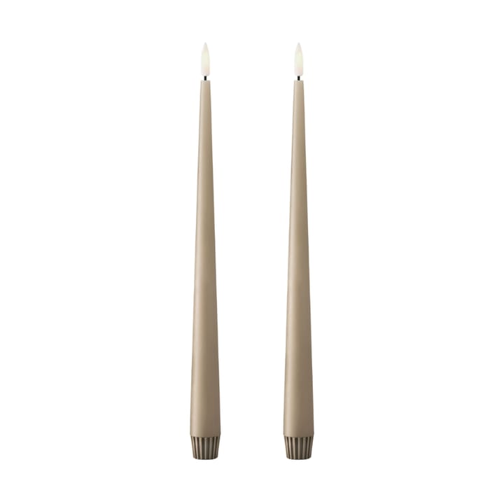 Velas LED ester & erik 30 cm, 2-pack - 18 Nougat note - Ester & erik