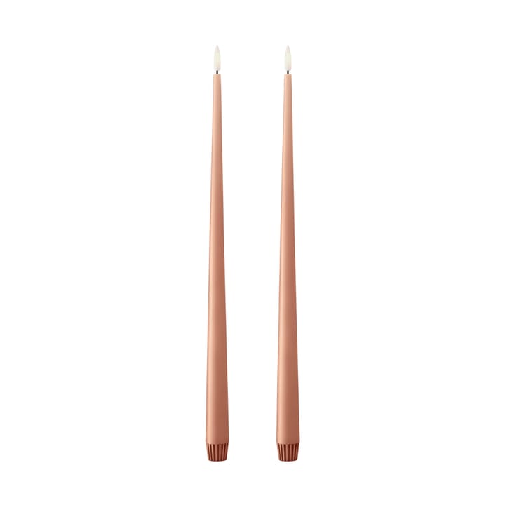 Velas LED ester & erik 40 cm, 2-pack - 20 Rosy caramel - Ester & erik