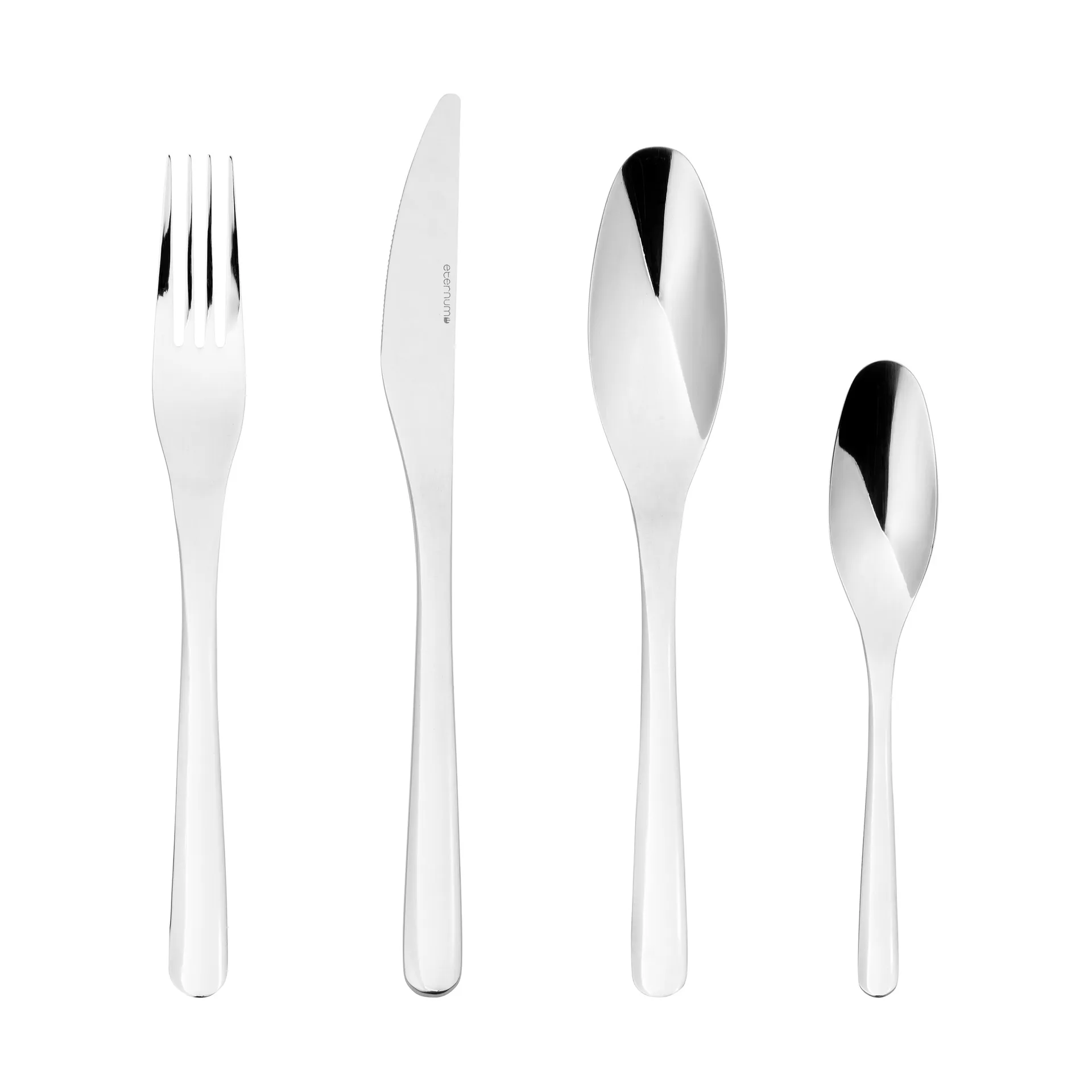 Set de cubiertos Eternum Alfa 24 piezas, Acero inoxidable Eternum