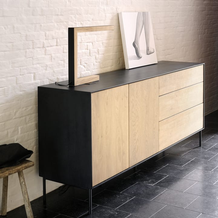 Aparador Blackbird, Roble negro 2 puertas 3 cajones Ethnicraft