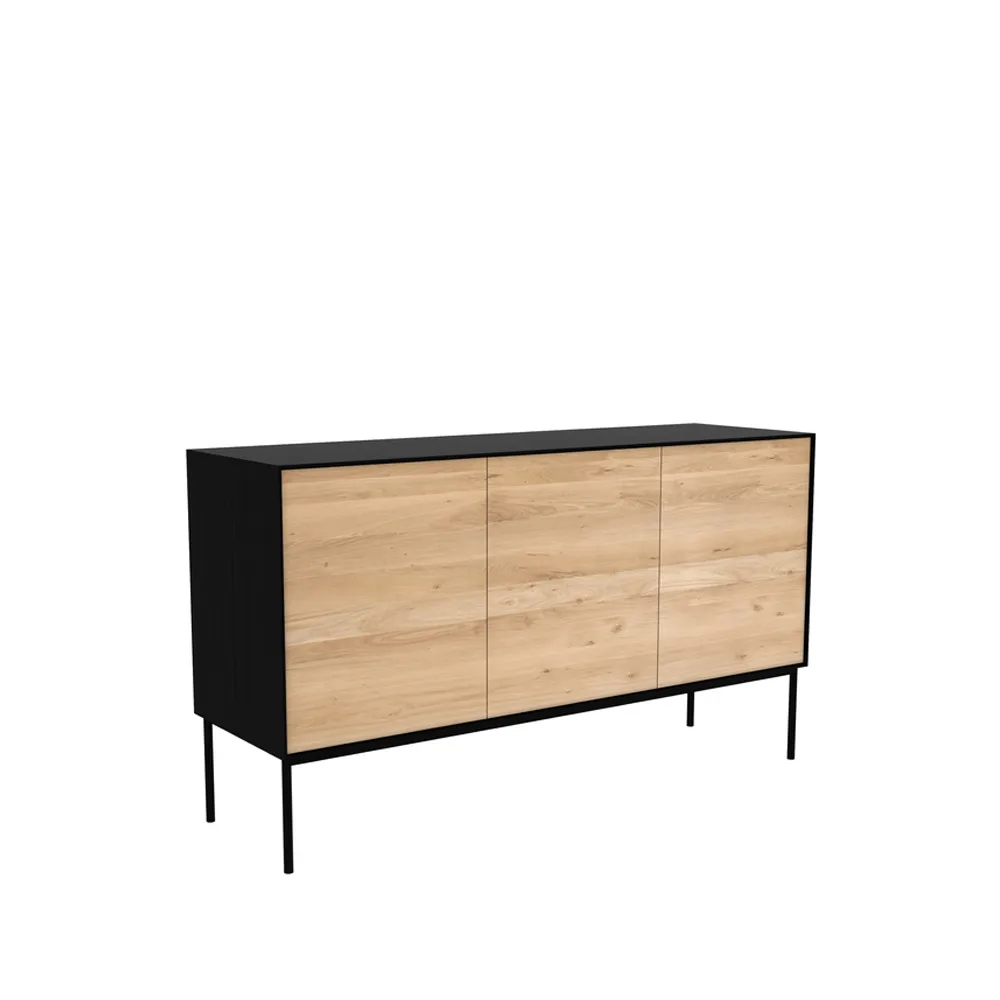 Aparador Blackbird, Roble negro 3 puertas Ethnicraft