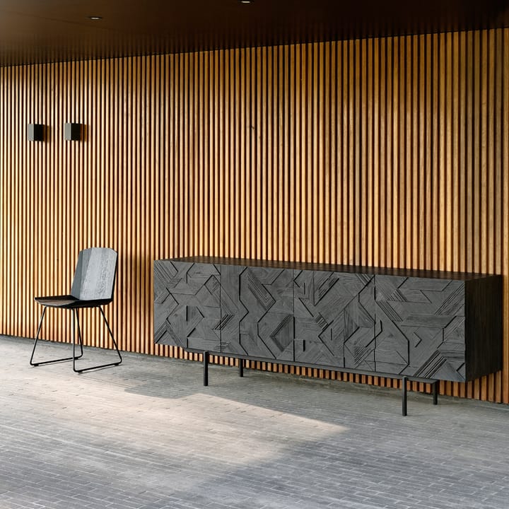 Aparador Graphic, Teca negra 3 puertas Ethnicraft