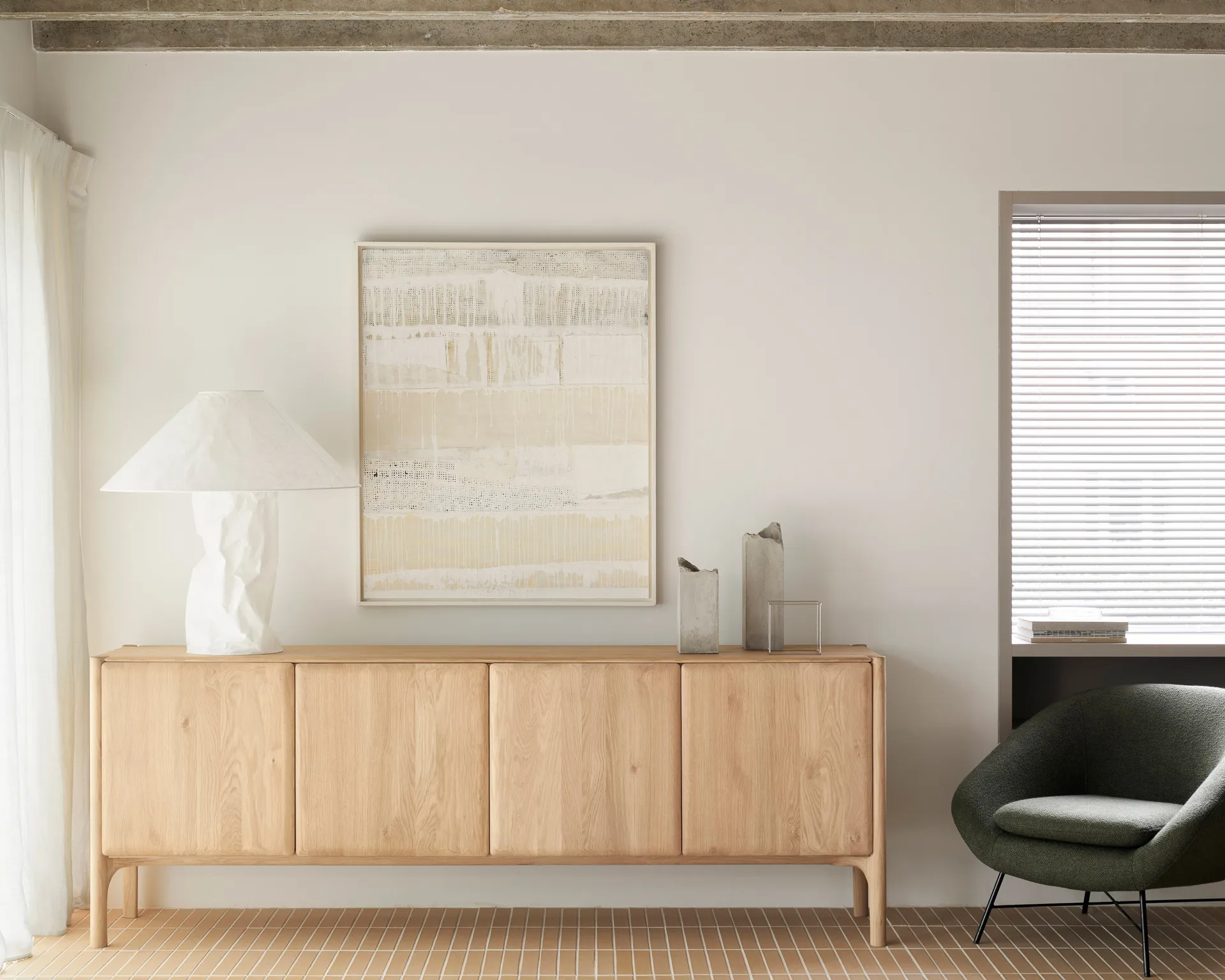 Aparador PI, Roble, 4 puertas Ethnicraft