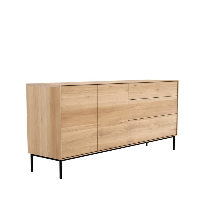 Aparador Whitebird - Roble-metal 2 puertas 3 cajones - Ethnicraft