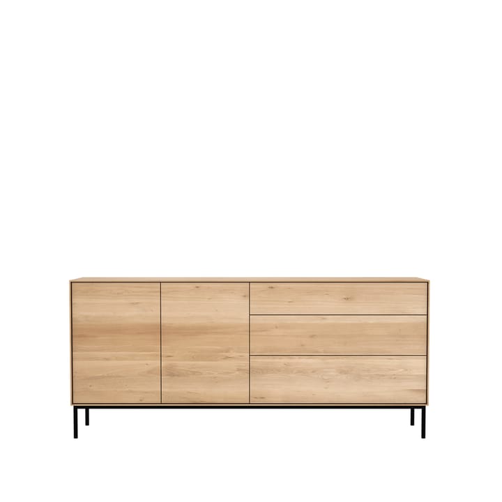 Aparador Whitebird, Roble-metal 2 puertas 3 cajones Ethnicraft
