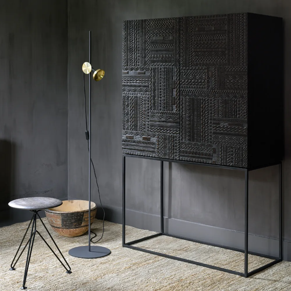 Armario Ancestors Tabwa , Teca 3 puertas-2 cajones 126x180 Ethnicraft