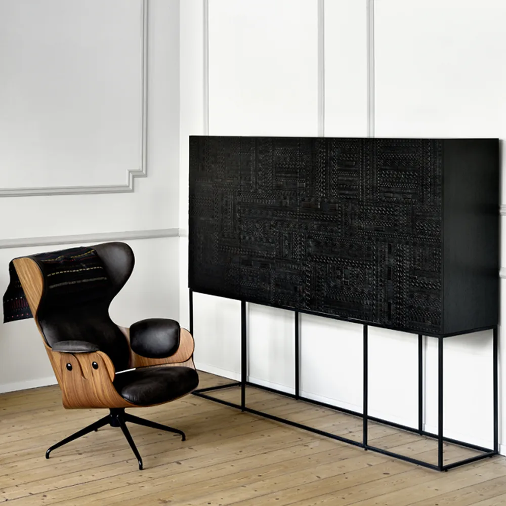 Armario Ancestors Tabwa , Teca 3 puertas-2 cajones 126x180 Ethnicraft