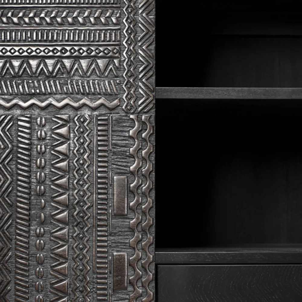 Armario Ancestors Tabwa , Teca 3 puertas-2 cajones 126x180 Ethnicraft