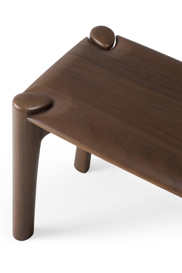 Banco PI 146x35 cm, Lackad teak brown Ethnicraft
