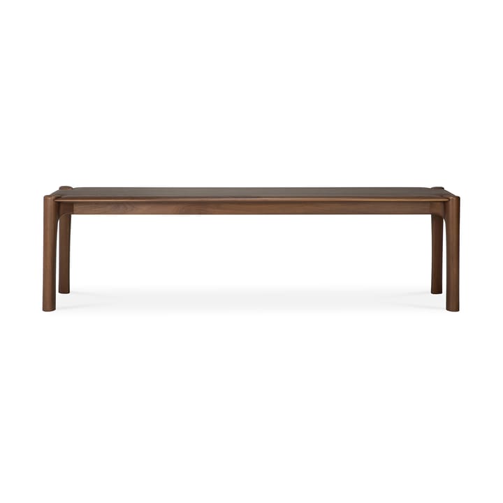 Banco PI 166x35 cm, Lackad teak brown Ethnicraft