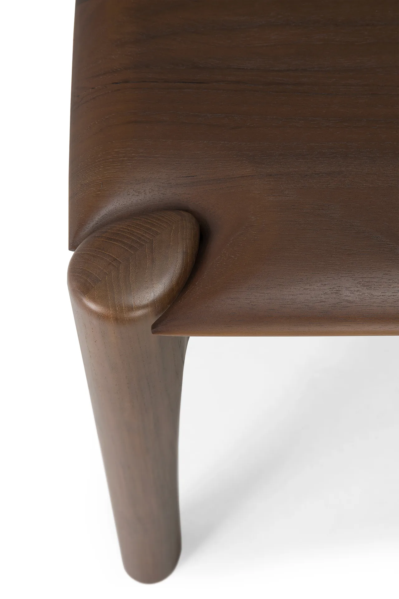 Banco PI 166x35 cm, Lackad teak brown Ethnicraft