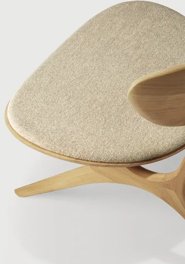 Butaca Lounge Eye - Roble, blanco roto - Ethnicraft