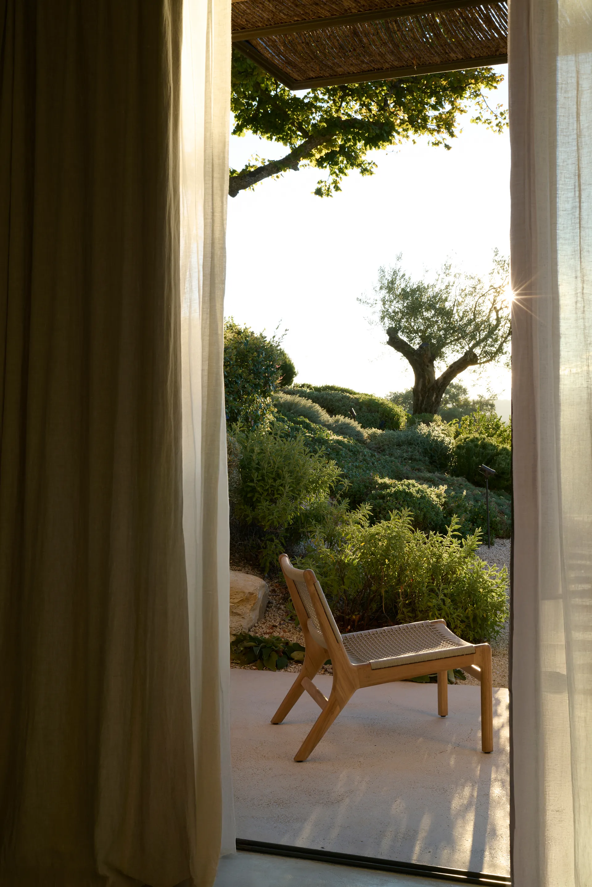 Butaca Lounge Jack outdoor teak, Beige Ethnicraft