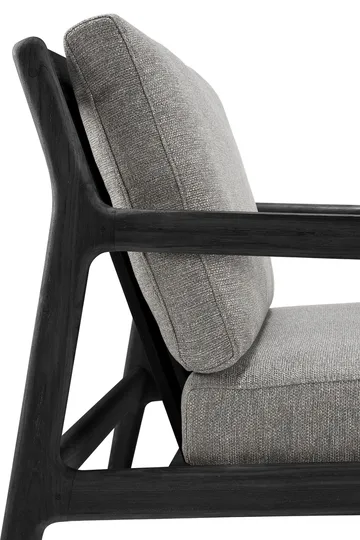 Butaca Lounge Jack outdoor teca lacado negro - Mocha - Ethnicraft