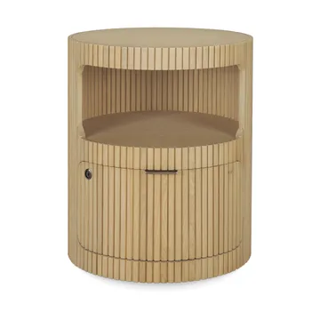 Cajonera Boomerang con cerradura - Roble, Ø45 cm - Ethnicraft