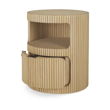 Cajonera Boomerang con cerradura - Roble, Ø45 cm - Ethnicraft