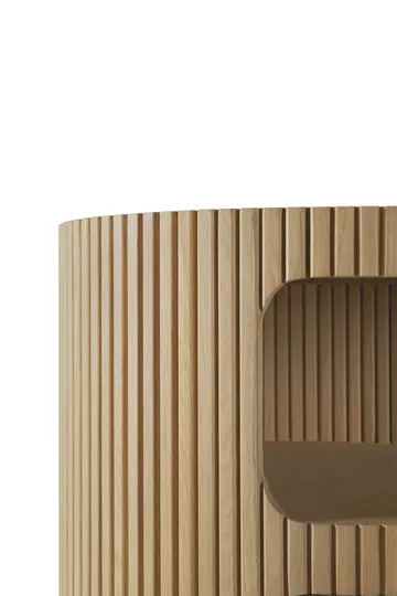 Cajonera Boomerang con cerradura - Roble, Ø45 cm - Ethnicraft