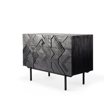 Cómoda Graphic 87x100 cm - Teca negra - Ethnicraft