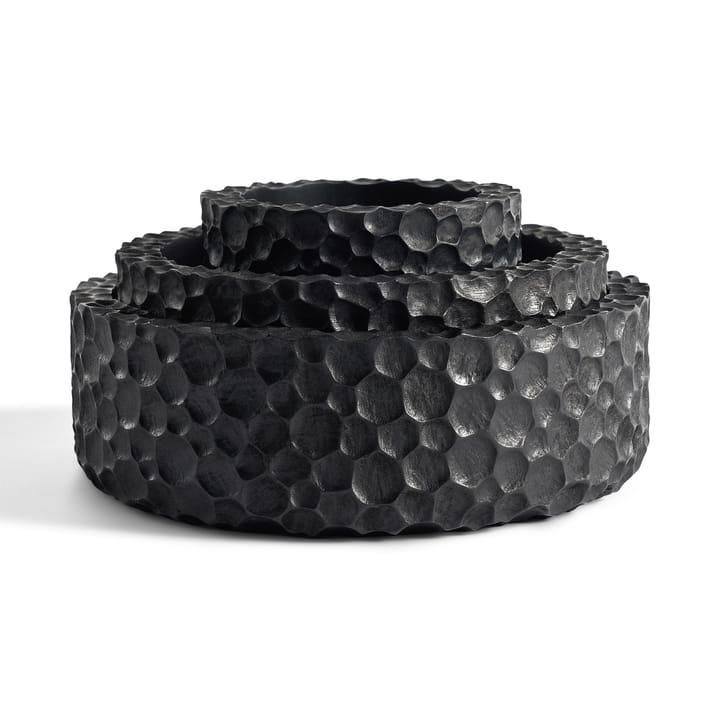 Cuencos Chopped set de 3 - Lackad mahogny - Ethnicraft