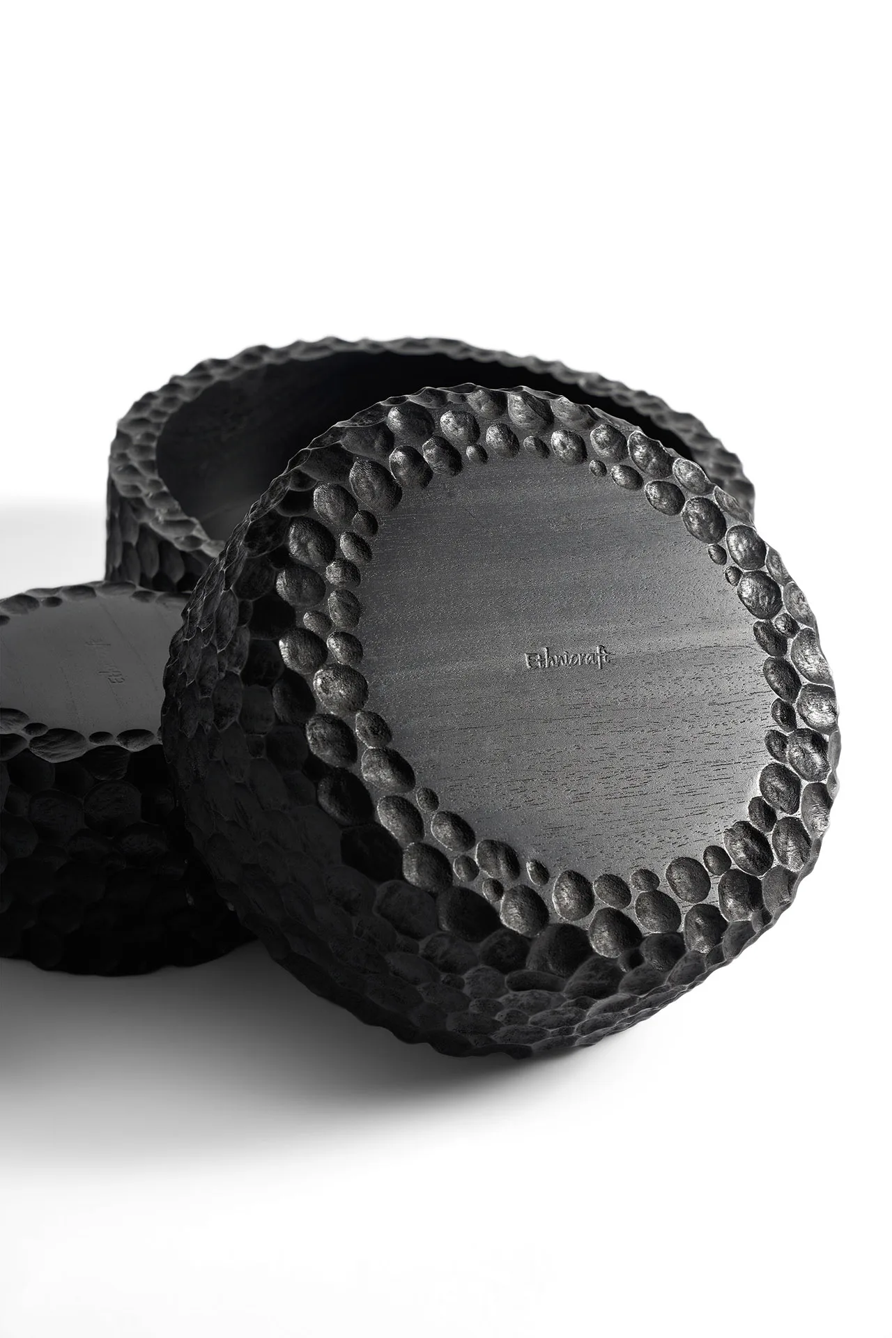 Cuencos Chopped set de 3, Lackad mahogny Ethnicraft