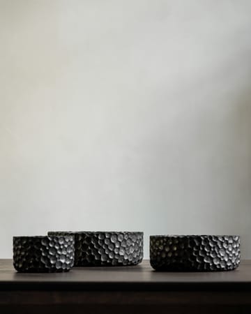 Cuencos Chopped set de 3 - Lackad mahogny - Ethnicraft